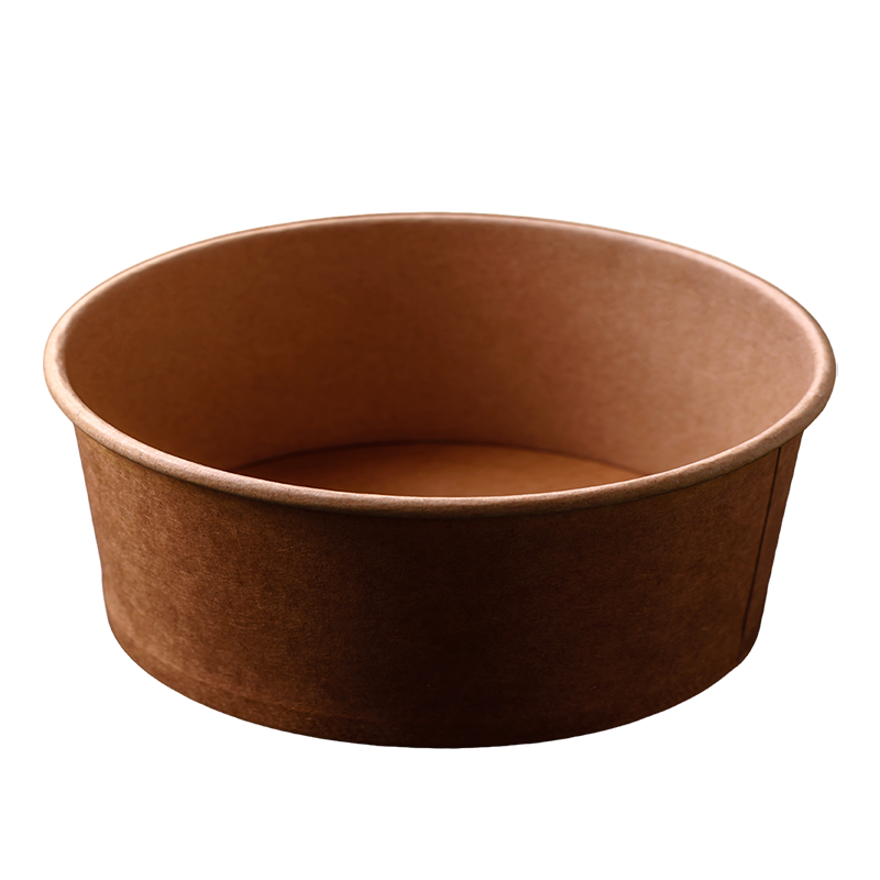 Cuenco de Postre de Papel Kraft Compostable